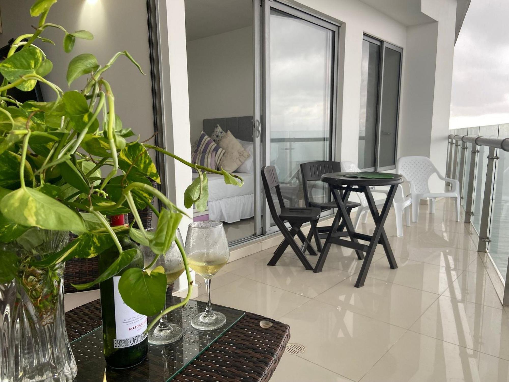 Apartamento Frente Al Mar Ciudad Antigua Office 14b *